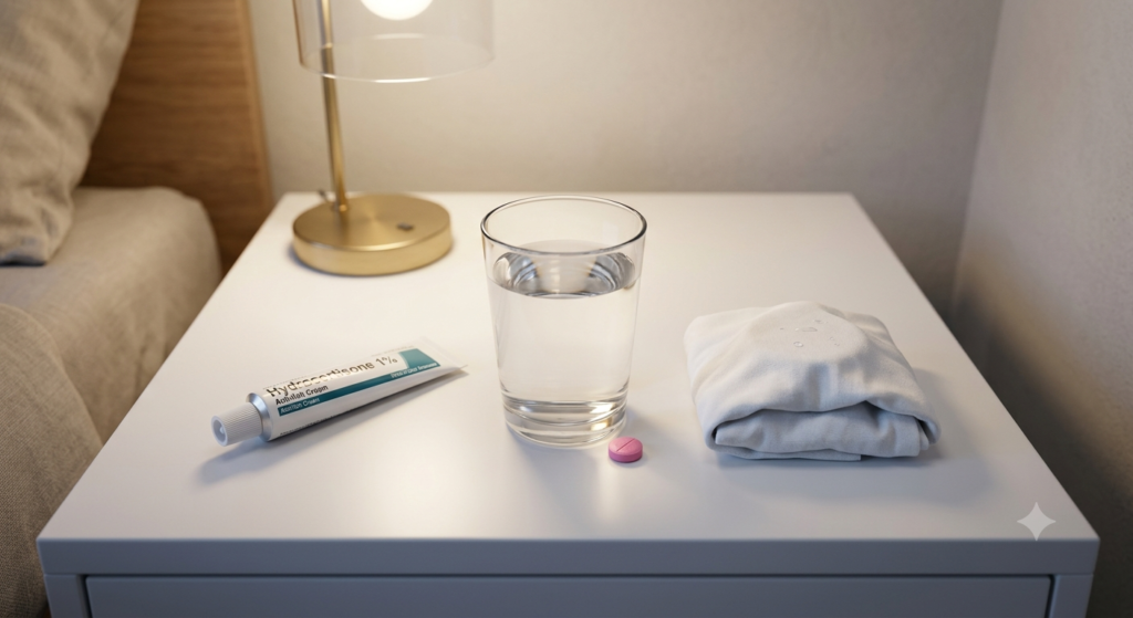 File Name get rid mosquito bites overnight routine hydrocortisone ice antihistamine