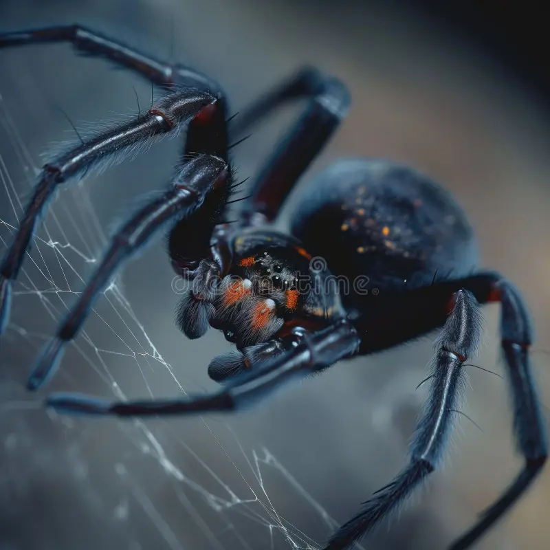 black widow spider