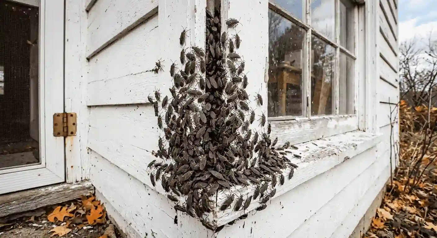 boxelder bug infestation exterior wall 2 box elder bug infestation signs exterior wall clustering near window frame south facing fall