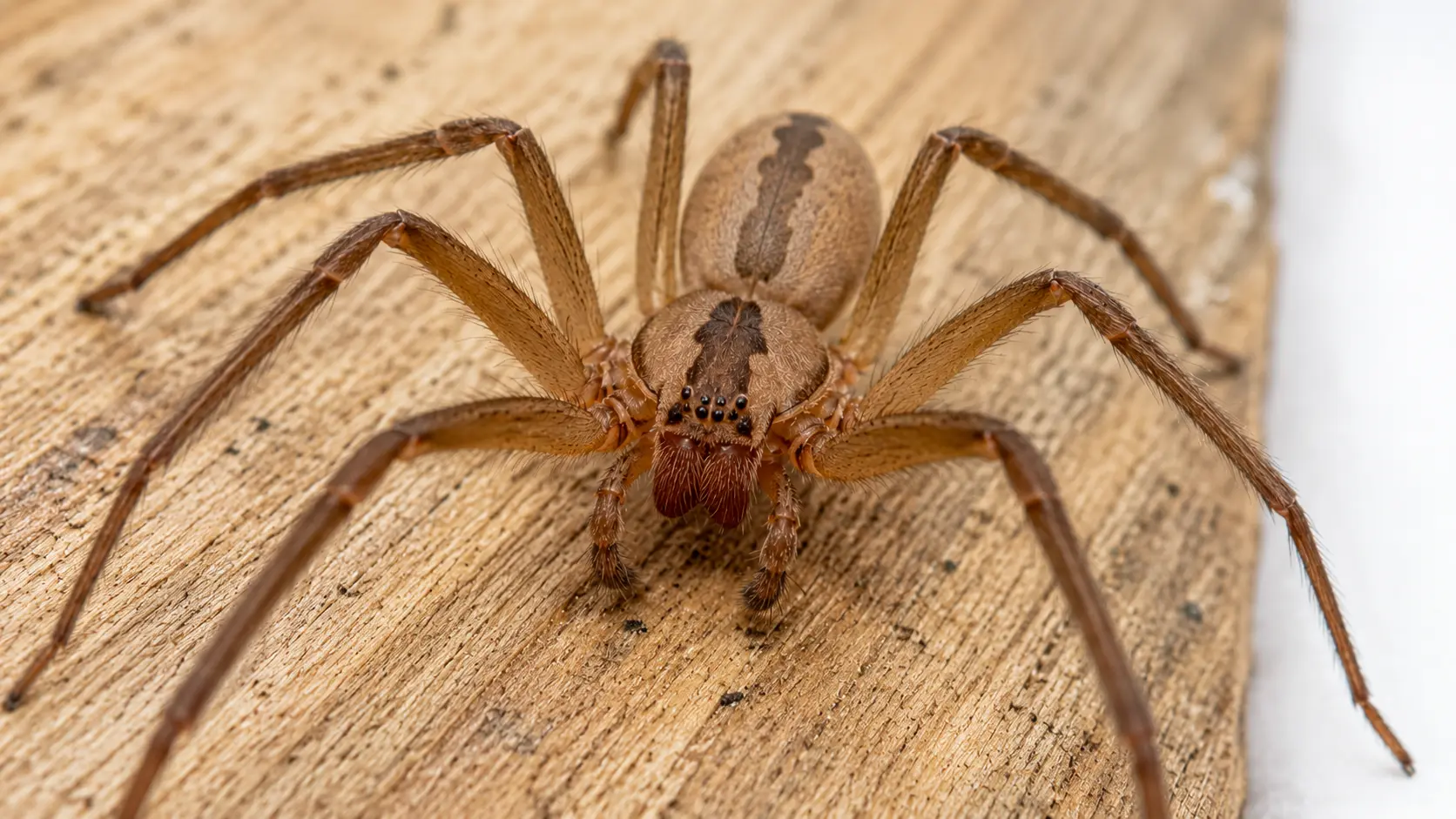 brown recluse spider identification 1 Brown recluse spider showing clearly visible violin marking