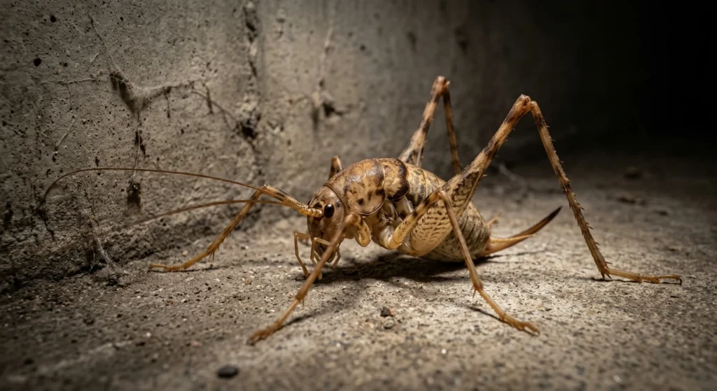 camel cricket cave cricket spider cricket found in basement identification guide