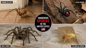 dangerous spiders in the us Most dangerous spiders commonly found in American homes