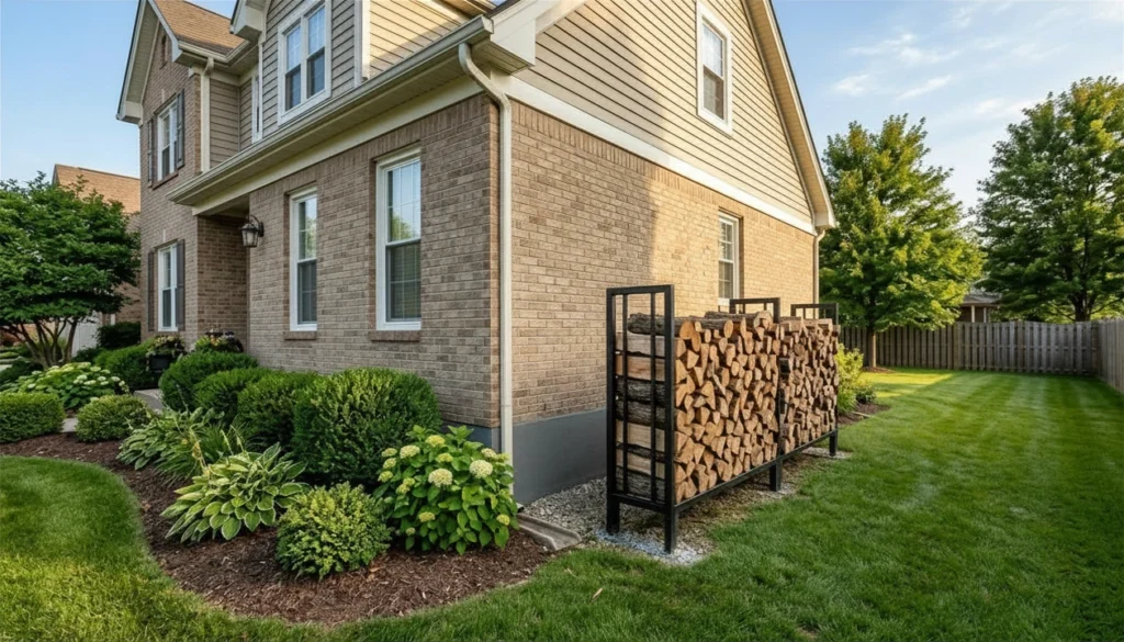 termite damage repaired home structural wood treatment Repaired home structural wood framing after termite damage treatment showing new lumber replacement
