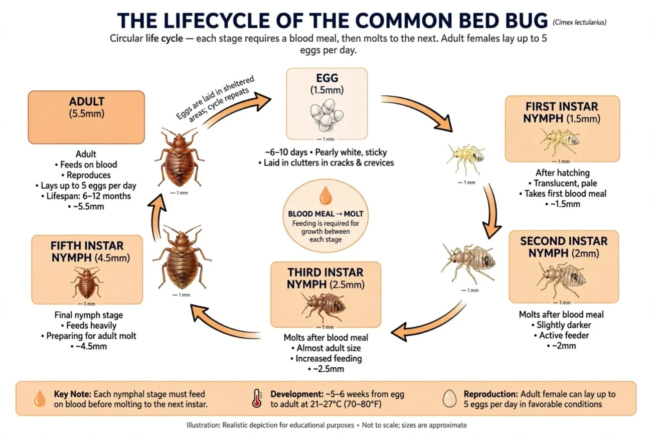 bed bug life cycle bed bug life cycle